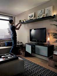 Wall decor ideas around tv fireplace mantels with tv above 527 x 527. Flat Screen Tv Shelf Ideas On Foter