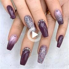 See more ideas about dark, dark aesthetic, aesthetic. Glitter And Sparkle In 2021 Purple Nail Designs Purple Nails Elegant Nails