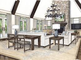 Hope Your Day Is As Grand As This Family Room Designer Tamstone Interior Design Renderings Interior Sketch Family Room