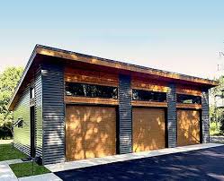 Plan 62636dj Modern Garage Plan With 3 Bays In 2021 Garage Plan Modern Garage Garage Decor