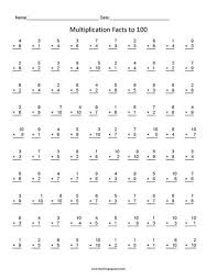 Learn about 100 math facts 4 with free interactive flashcards. 100 Multiplication Facts To 100 F Teaching Squared