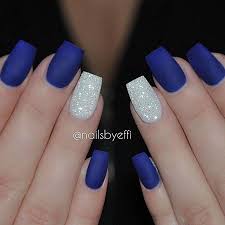 Nail designs for stiletto nail. 18 Blue Nail Designs Nail Art Designs 2020