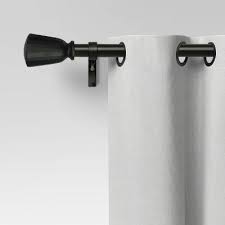 Made of steel, this includes rods, finials and brackets. French Pipe Curtain Rod Target