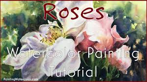 I tried to keep thing painting simple and easy. Roses Watercolor Watercolor Painting Tutorial