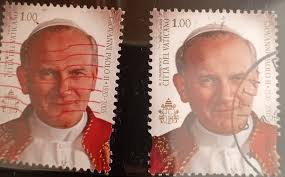 When your stamp collection is holier than your life choices... 😇🙏 Joke  lang! But seriously, a small stamp, a giant legacy! ✝️ This Pope John Paul  II commemorative stamp captures the spirit