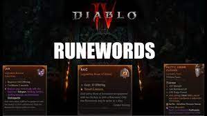 Diablo 4 - Runewords, What you NEED to know! - YouTube