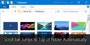 Is your mouse scrolling the wrong way or keeps jumping up and down? Fix File Explorer Automatically Scrolls Jumps To Top Of Folder In Windows 10 Askvg