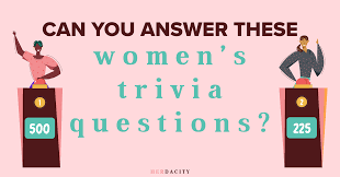 See more ideas about trivia, trivia questions and answers, trivia questions. Women S History Can You Answer These 8 Women S Trivia Questions Herdacity