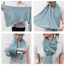 How to tie a winter scarf knitting rib for beginners (cast on, kn, pu & rib) scarf tutorial: How To Style Hand Knit Shawls With Jana Huck The Fibre Co