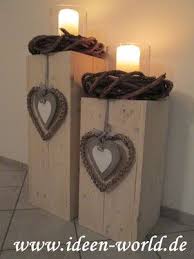 deko holzsaule wooden columns wooden house decoration decor