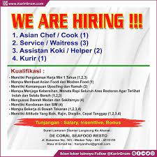 Contoh cv lamaran kerja yang baik. Contoh Cv Lamaran Kerja Cook Helper Lowongan Kerja 1 Cute766