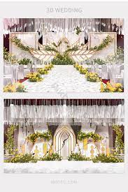 Sehingga dari pakaian hingga dekorasi juga akan menggunakan adat minang. European Style Simple White Romantic Wedding Effect Picture Decors 3d Models C4d Free Download Pikbest