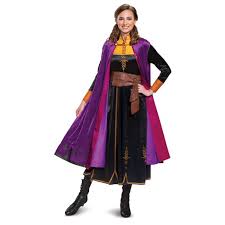 Halloween costume frenzy no more! Disney S Frozen 2 Anna Deluxe Adult Halloween Costume Walmart Com Walmart Com