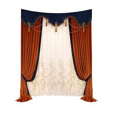 Adding a custom fabric window valance or cornice will turn any ordinary window into a beautiful design element. China Dining Room Curtain American Style Curtain China Home Furnishing And Home Decor Price