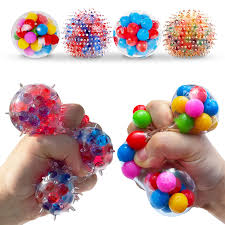 Buy Stress Balls for Kids and Adults 4 squishies Balls Water Bead Stress  Balls Sensory Ball Squeezing Ball Squishy Ball Toys Set for Anxiety Autism  ADHD and More Online at Low Prices
