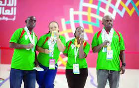 The modern olympic games or olympics are leading international sporting events featuring summer and winter sports competitions in which thousands of athletes from around the world participate in a variety of competitions. Against The Odds Again Nigeria S Special Olympians Shine In Abu Dhabi Punch Newspapers