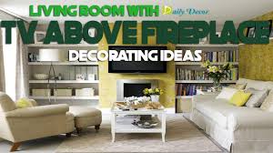 See more ideas about fireplace design, fireplace, fireplace remodel. Daily Decor Living Room With Tv Above Fireplace Decorating Ideas Youtube