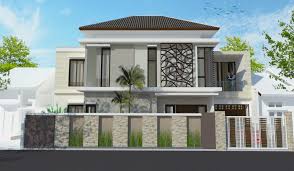Selanjutnya tampak depan rumah 2 lantai, masih mengusung minimalis modern. Desain Rumah Mewah 2 Lantai Modern Best Decoration Ideas