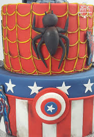 Een Superhero Verjaardagstaart Yummie Sweet Cakes