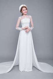 Top 20+ mẫu áo dài cưới được cô dâu lựa chọn nhiều