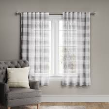 Minimal performance conditions that must be met before a payout occurs. Plaid Light Filtering Window Curtain Panel Gray Cream Threshold Target