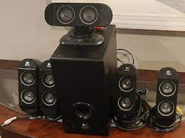 Logitech X 530 Speaker System 5 1 Dolby Digital Pc Surround Sound W Subwoofer 59 99 Picclick
