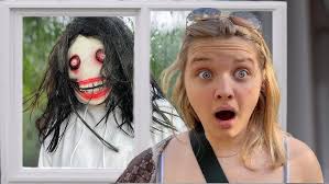 DEER LADY REWIND! DEER LADY in OUR HOUSE, SCARY DEER WOMAN MOVIE with  AUBREY and CALEB!