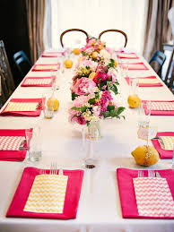 Pink Glam Onade Bridal Shower Hostess With The Mostess Bridal Shower Tablescape Simple Bridal Shower Bridal Shower Centerpieces