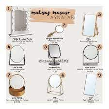 Kulis ışıklı makyaj aynası projemi tamamladım. Makyaj Masasi Aynalari Makeup Desk Mirrors