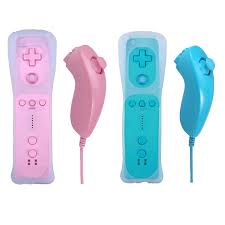 Here you may to know how to clean wii u lens. Poulep Gesture Controller And Nunchuck Joystick With Silicone Case For Wii Wii U Console Pink And Blue Buy Online In Bahamas At Bahamas Desertcart Com Productid 122242979
