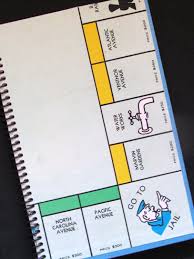 Monopoly Spiral Journal Notebook Made From An Actual Game Board 14 25 Via Etsy Book Crafts Journal Notebook Notebooks Journals