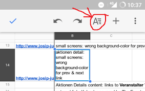 What you want to be able to do is either (a) have the information in the first cell wrap text in excel like a paragraph so it appears on multiple lines within that cell or (b) insert a line break like you would in a. How Do I Enter A New Line In A Cell In Google Sheets Android Enthusiasts Stack Exchange
