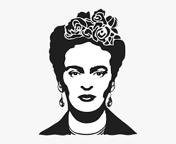 First, we will practice placing text along a simple path. Frida Kahlo Silhouette Simple Frida Kahlo Drawings Hd Png Download Transparent Png Image Pngitem