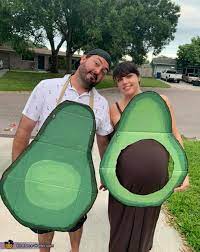 Get in on the fun with cute, funny, and creative best friend and couples halloween costumes! Avocado Couple Costume