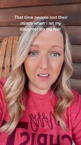 Kerry Robinson and Daughter Dojng Hair