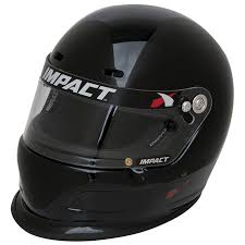 impact charger racing helmet sa2015 black size large