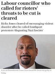 If a Tory or Reform councillor said this about Antifa, would they have been  cleared? I doubt it. Two-tier justice strikes again!
