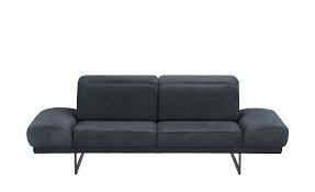 Das sofa besitzt eine manuelle verstellung des rückens für mehr. Joop Ledersofa Systems 8154 Atlantik Blau 2 5 Sitzer