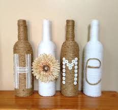 Ideas Para Decorar Con Botellas De Vidrio By Artesydisenos Blogspot Com Botellas De Vidrio Decoradas Botellas De Vidrio Manualidades Con Botellas
