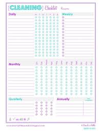 free fillable cleaning checklist printable cleaning