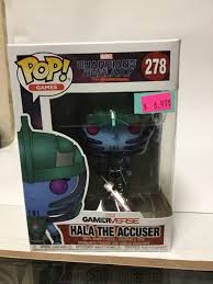 Hala was the first planet settled by the asgard in the othala galaxy, about 2,000,000 lightyears from earth, until it was overrun by the replicators. Funko Pop Games Marvel Guardians Of The Galaxy Hala The Accuser Rogue Toys