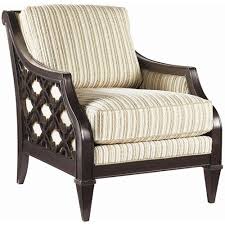 Royal Kahala Bay Club Chair With Quatrefoil Design Sides By Tommy Bahama Home At Baer S Furniture Tommy Bahama Furniture Furniture Leather Wing Chair