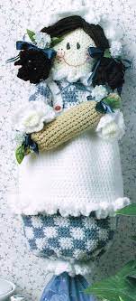 Adorable Doll Plastic Bag Holder Dispenser Crochet Pattern Crochet Plastic Bag Holder Crochet Projects Plastic Bag Holders