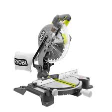 Ryobi 10 In Compound Miter Saw With Led Ts1346 Compound Mitre Saw Miter Saw Sliding Compound Miter Saw