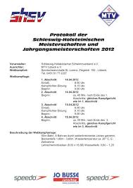 The top name for the meet will be henrik christiansen from norway. Protokoll Shsv Meisterschaften Und Jahrgangsmeisterschaften Pdf