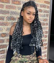 We have talked about the different hair colours that would complement the dark skin in the best possible way. 45 Trendy Goddess Box Braids Hairstyles Page 2 Of 4 Stayglam