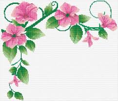 flowers corner 17 2406 cross stitch cross stitch freebies