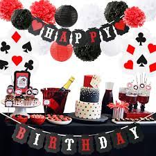 The party people has a wide range of products for your needs. Poker Theme Party Supplies Casino Party Decoration Supplies Casino Theme Party Las Vegas Themed Parties Casino Night Poker Events Casino Birthday Decor Amazon In Home Kitchen