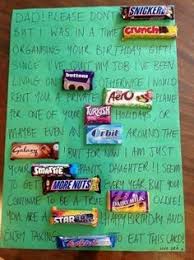 40th Birthday Presents For Him Ireland A Poor Irish Girl S Sweet Birthday Card To Her Dad Birthday Card Messages Dad Birthday Candy Messages