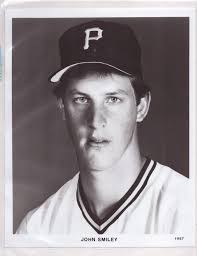 JOHN SMILEY GENUINE ORIGINAL 1987 PITTSBURGH PIRATES TEAM ISSUE 8x10  PHOTOGRAPH